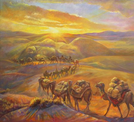 Великий шелковый путь караван