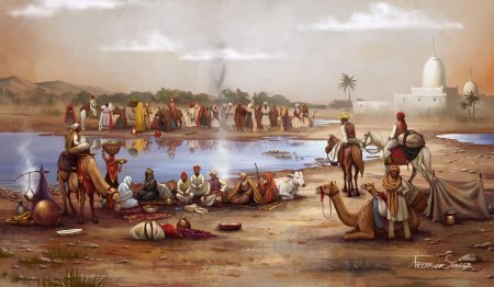 Великий шелковый путь караван