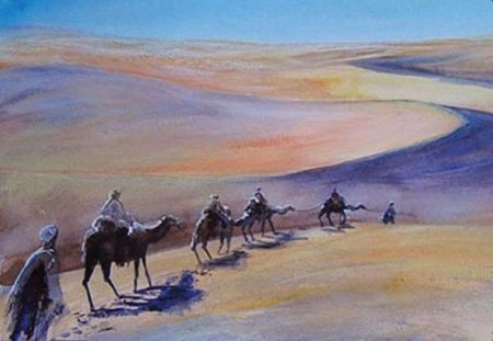 Великий шелковый путь караван