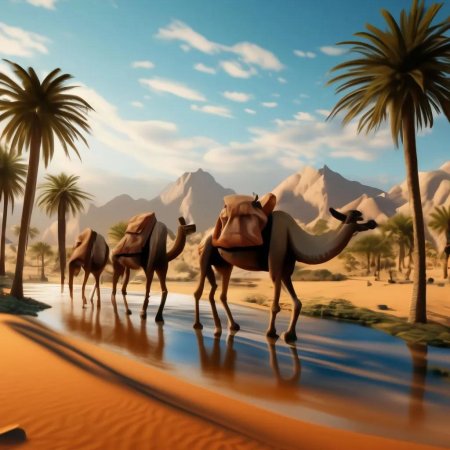 Пустыня караван