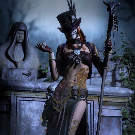 Барон суббота и мама бриджит арт