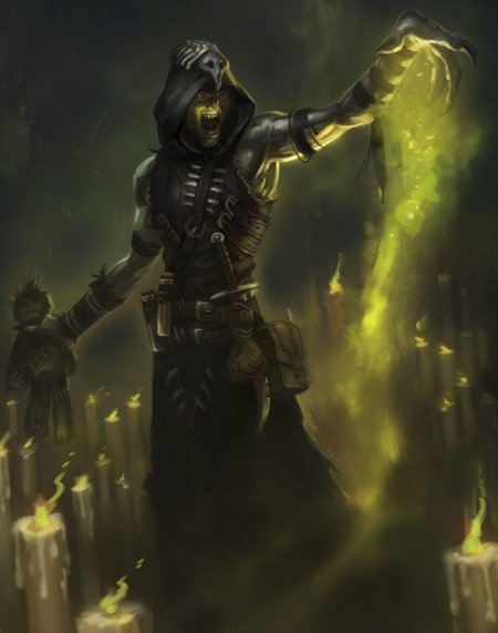 Маги вуду фэнтези арт