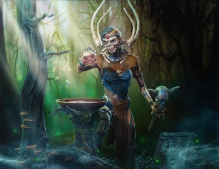 Тифлинг некромант