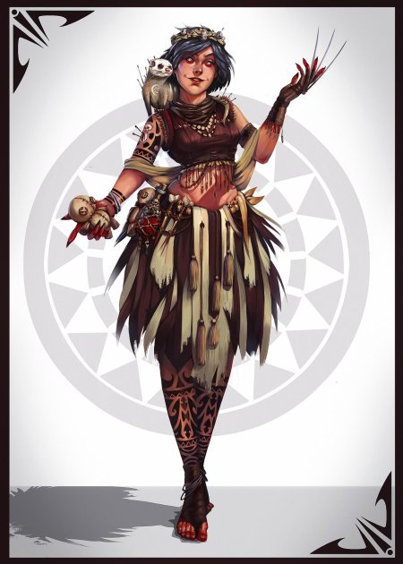 Шаман концепт арт