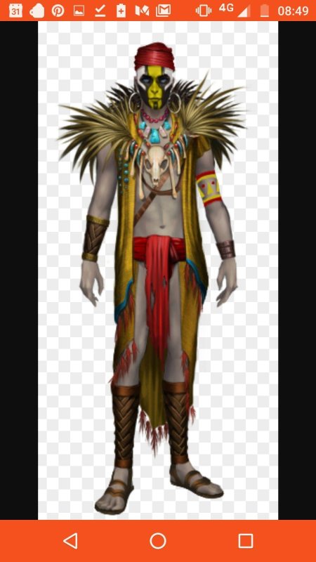 Вуду шаман в костюме