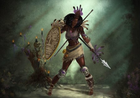 Женщины воительницы амазонки фэнтези