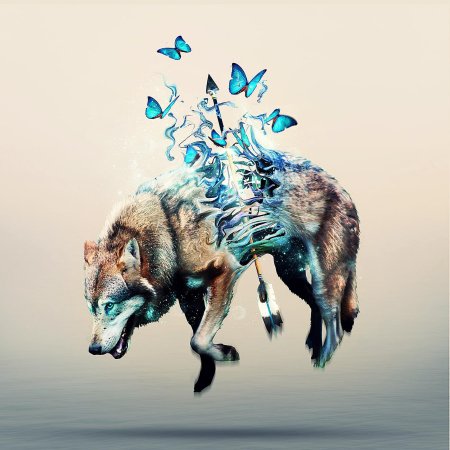 Сюрреализм волк