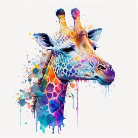 Арт жирафа