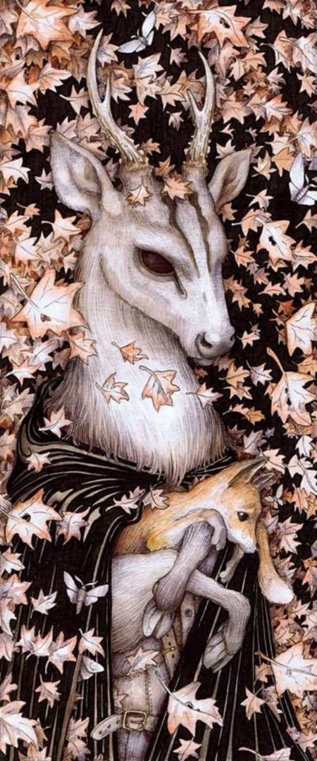 Картина олени