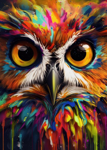 Сова картина