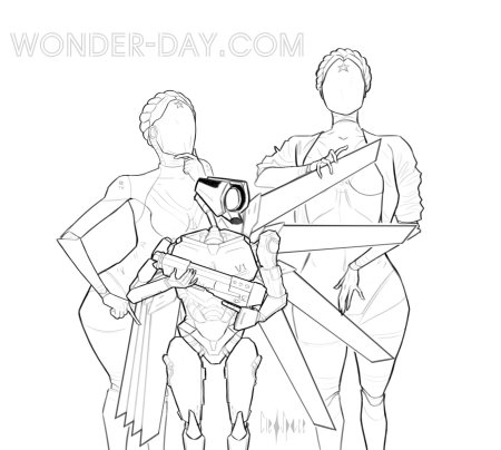 Раскраска атомик харт