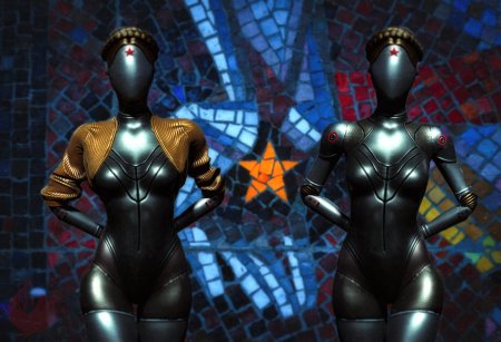 Косплей на близняшек из atomic heart