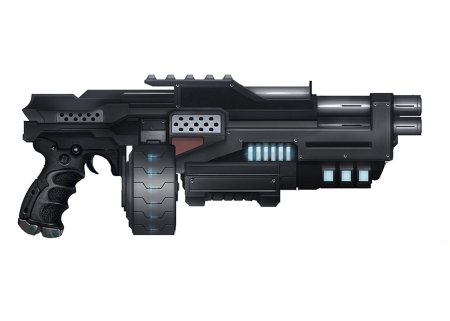 Скорострельный бластер sci fi