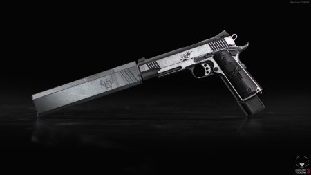 Colt с глушителем