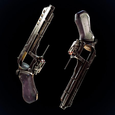 Пистолет киберпанк