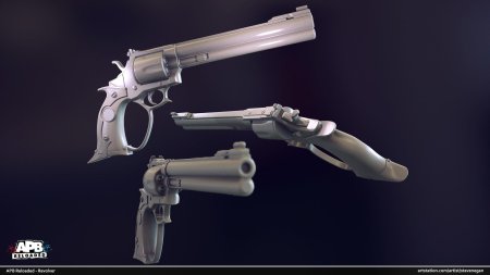 Artstation револьвер
