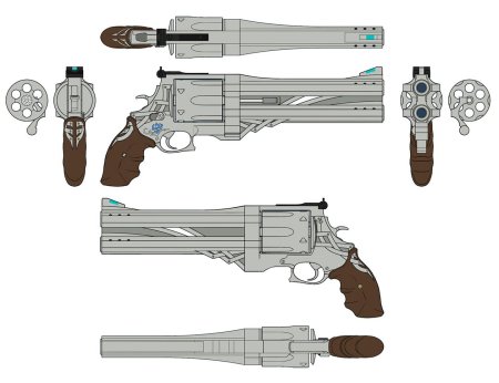 Револьвер чертеж