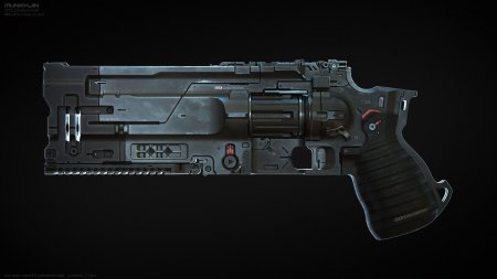 Револьвер киберпанк