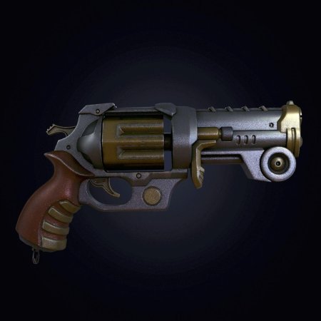 Стимпанк револьвер