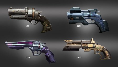 Импульсный пистолет sci-fi