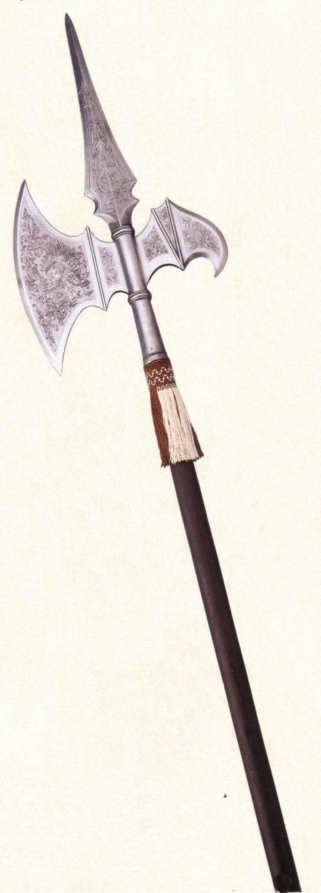Оружие клевец алебарда
