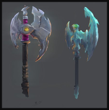 Оружие фэнтези арт