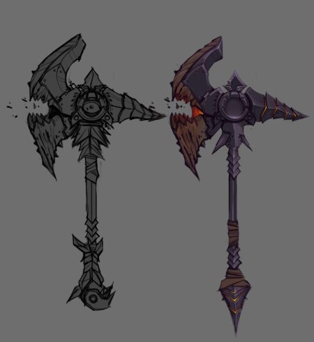 Двуручный молот концепт