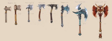 Топор фэнтези референс