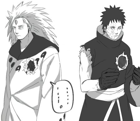 Какаси хатакэ и обито учиха