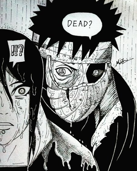 Манга наруто обито