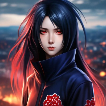 Наруто с длинными волосами