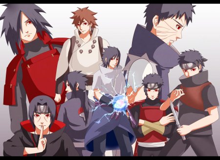 Клан учиха мадара саске итачи и обито