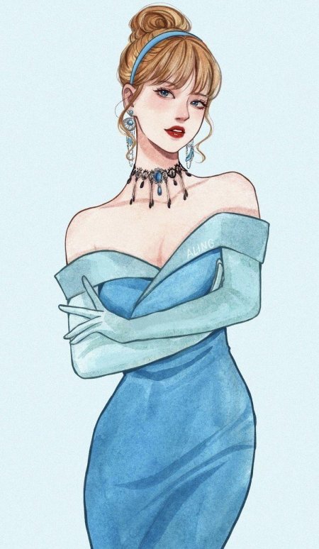 Золушка рисунки