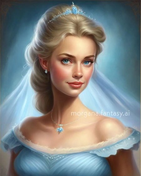 Золушка портрет рисунок