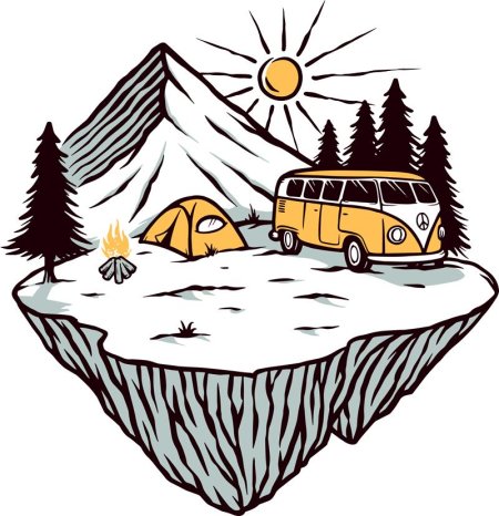 Рисунки гор