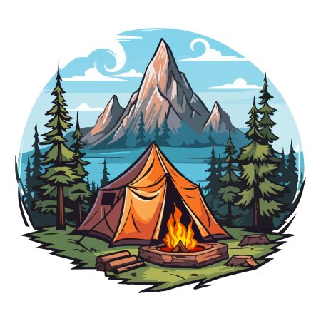 Кемпинг палатка