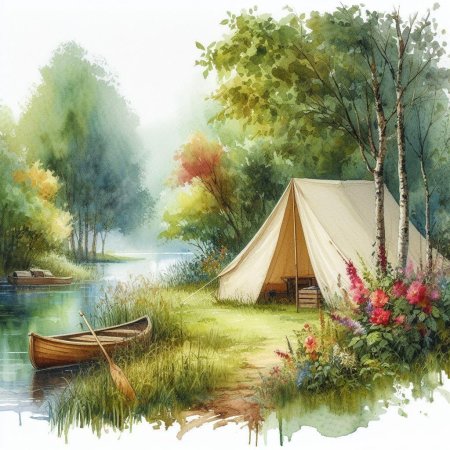 Отдых в лесу