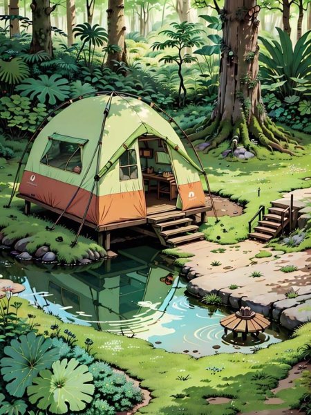 Иллюстрация пейзаж