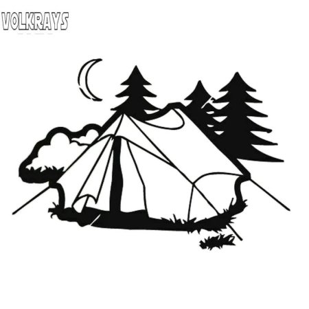 Палатка туристическая рисунок