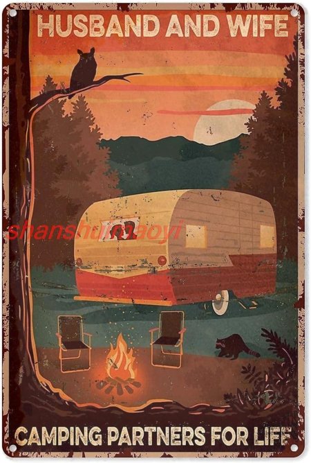 Картина кемпинг