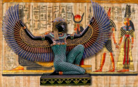 Исида богиня египта папирус