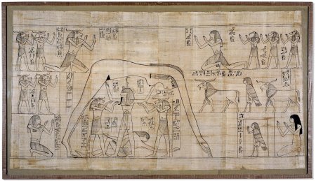 Богиня нут древнеегипетская фреска