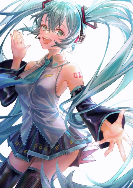 Плакат хацунэ мику