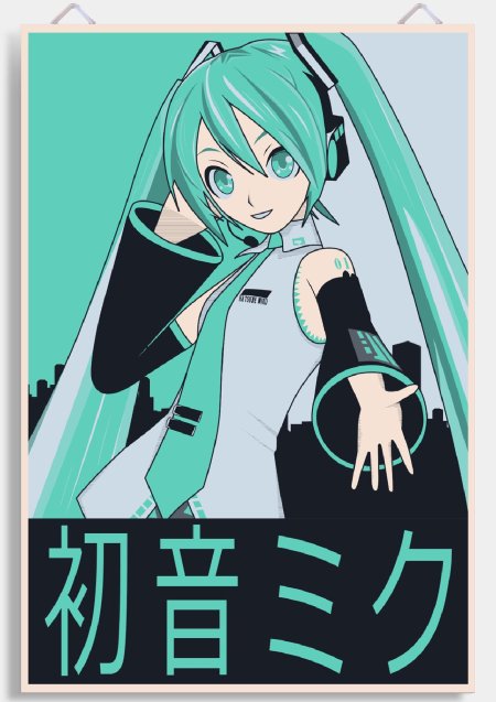 Постер хацунэ мику