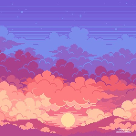 Пиксельное облако