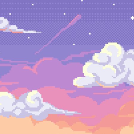 Пиксельное облако