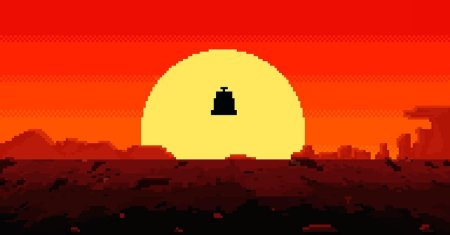 Пиксельный пейзаж