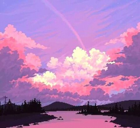 Пиксельные пейзажи