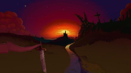 Пиксельный закат