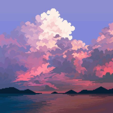 Пиксельное небо